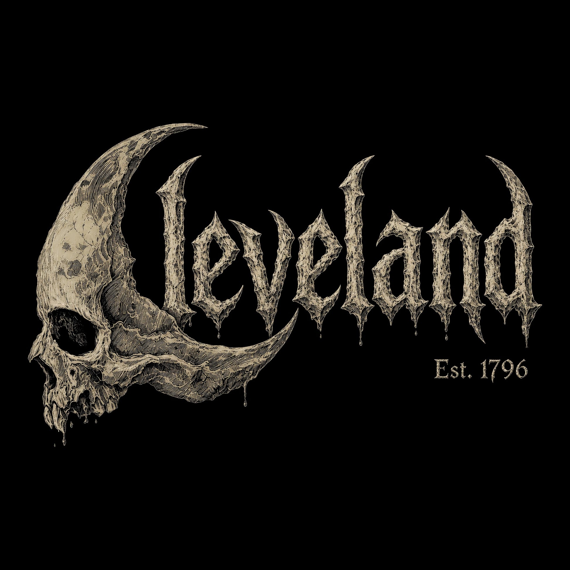 Est. 1796 Tee Black Design