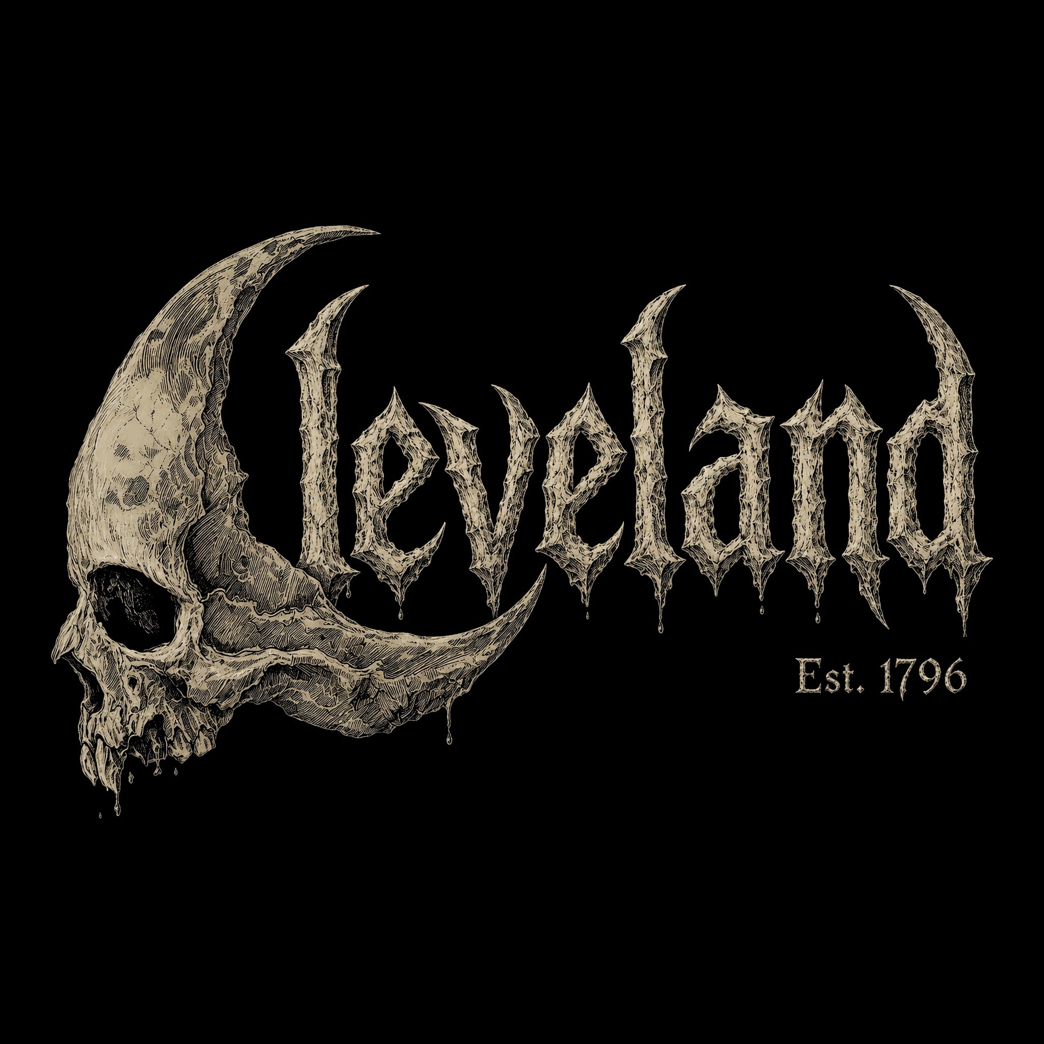 Est. 1796 Tee Black Design
