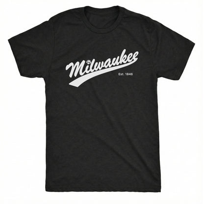 Est. 1846 Tee Black Mockup