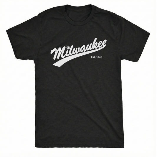 Est. 1846 Tee Black Mockup