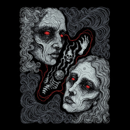 Eternal Faces Tee Black Design