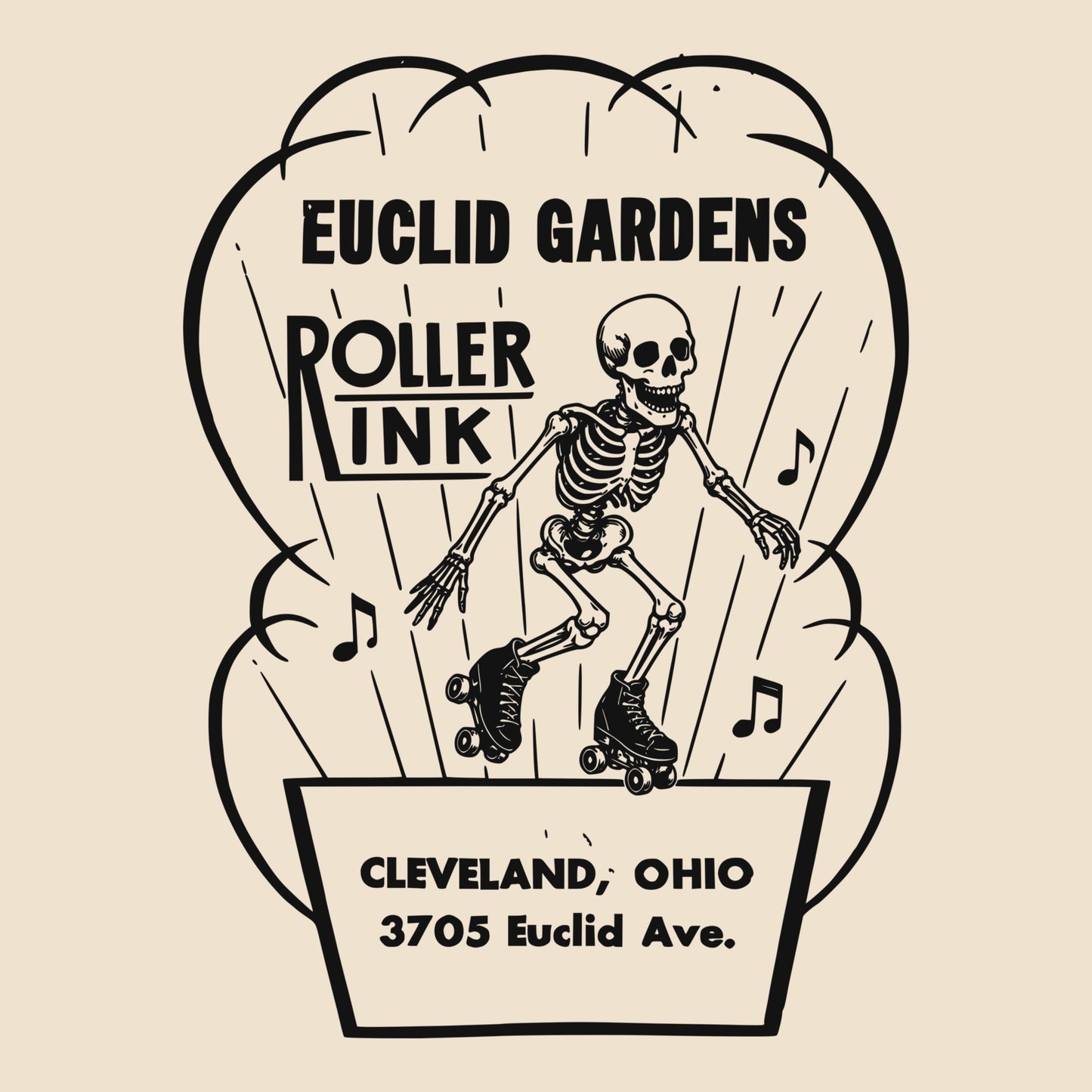 Euclid Gardens Tee Natural Design