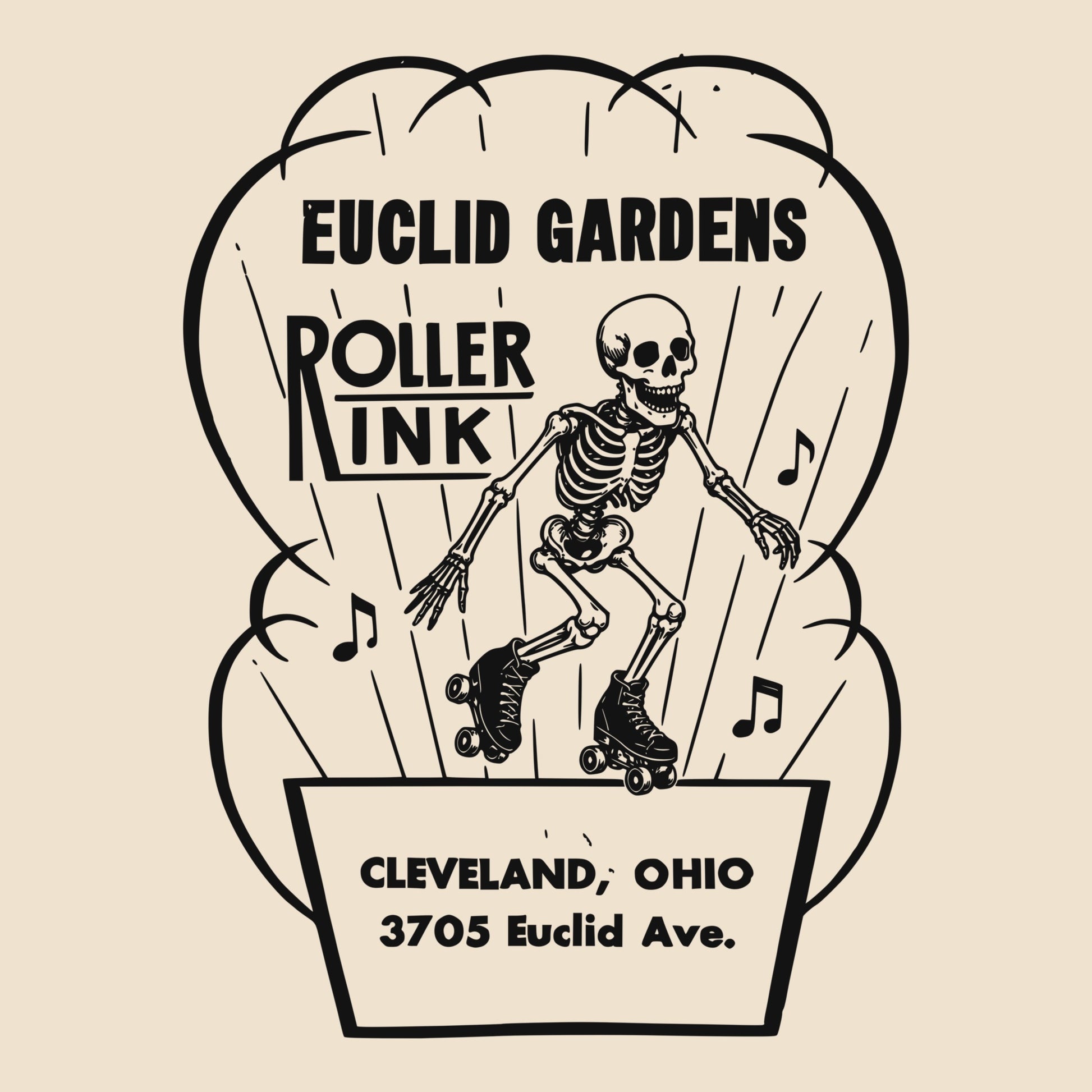 Euclid Gardens Tee Natural Design