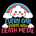 Every Day Starts With Positivity Black Design