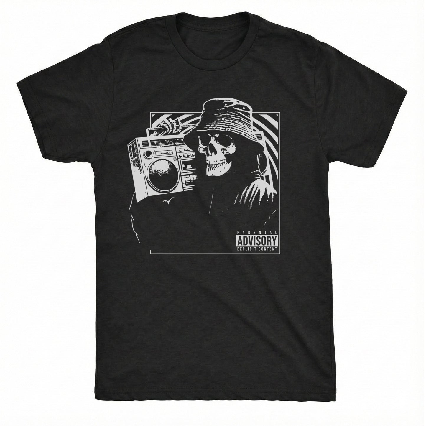 Explicit Content Tee Black Mockup