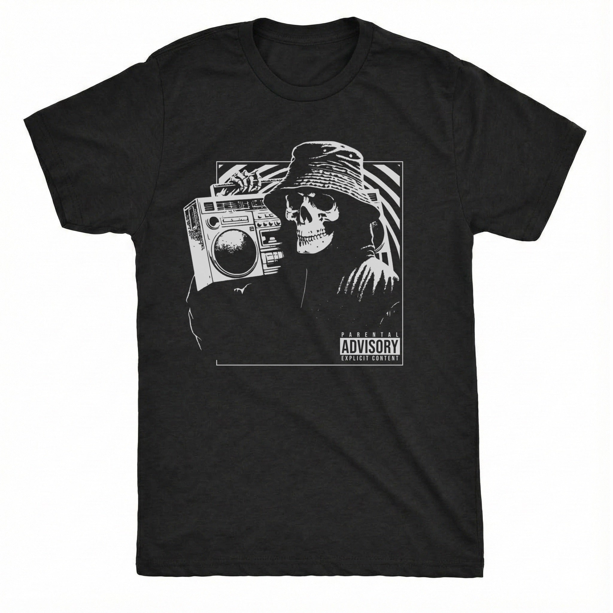 Explicit Content Tee Black Mockup