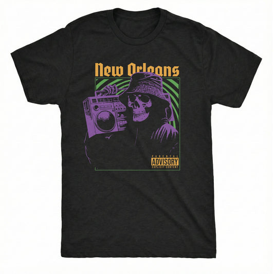 Explicit NOLA Tee | Classic Tee Black