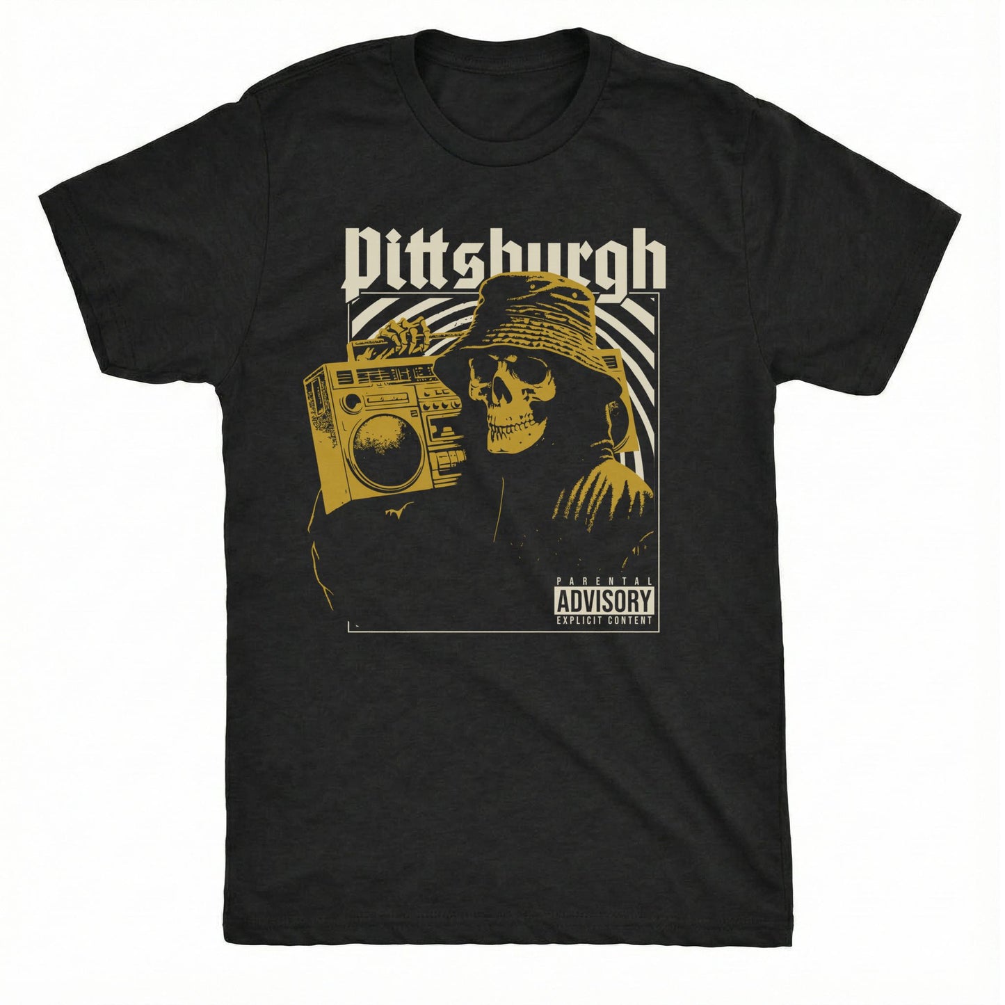 Explicit Pittsburgh Tee | Classic Tee Black