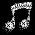 Eyeghth Note Black Design