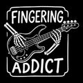 Finger Addict Tee Black Design