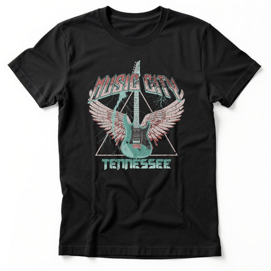 Flying Guitar Tee | Class Tee Black
