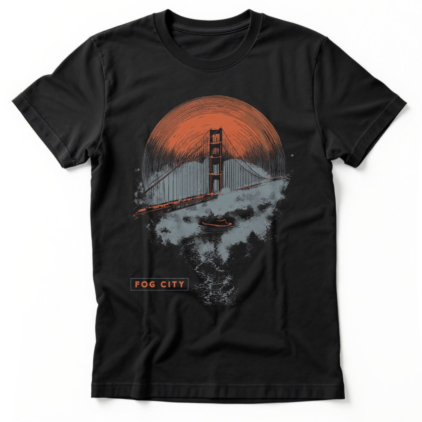 Fog City T-Shirt | Classic Tee Black
