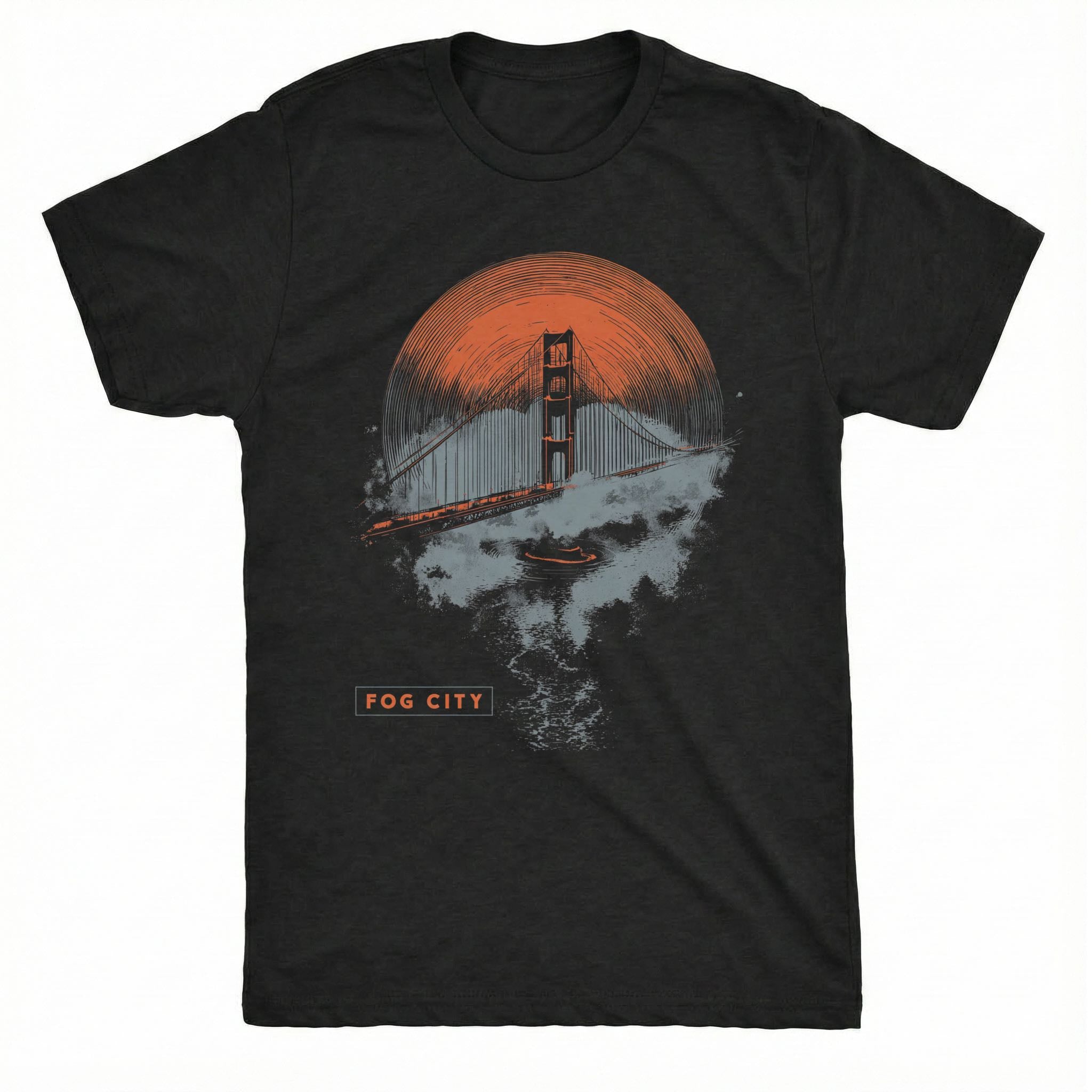 Fog City T-Shirt | Classic Tee Black