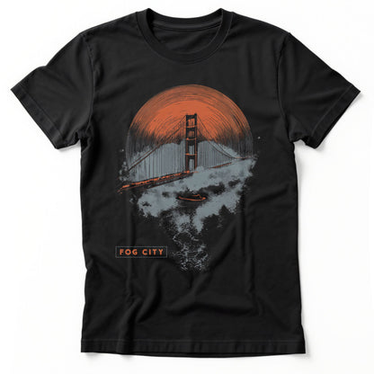 Fog City T-Shirt | Classic Tee Black