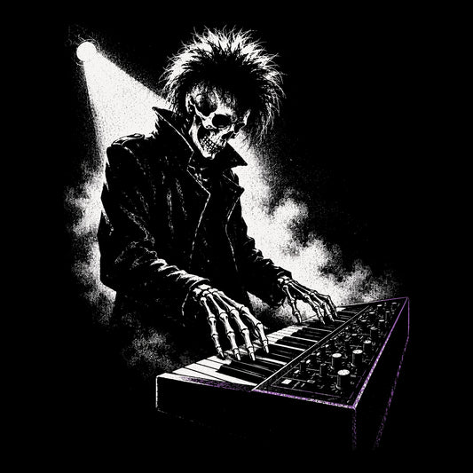Foggy Keys Tee Black Design
