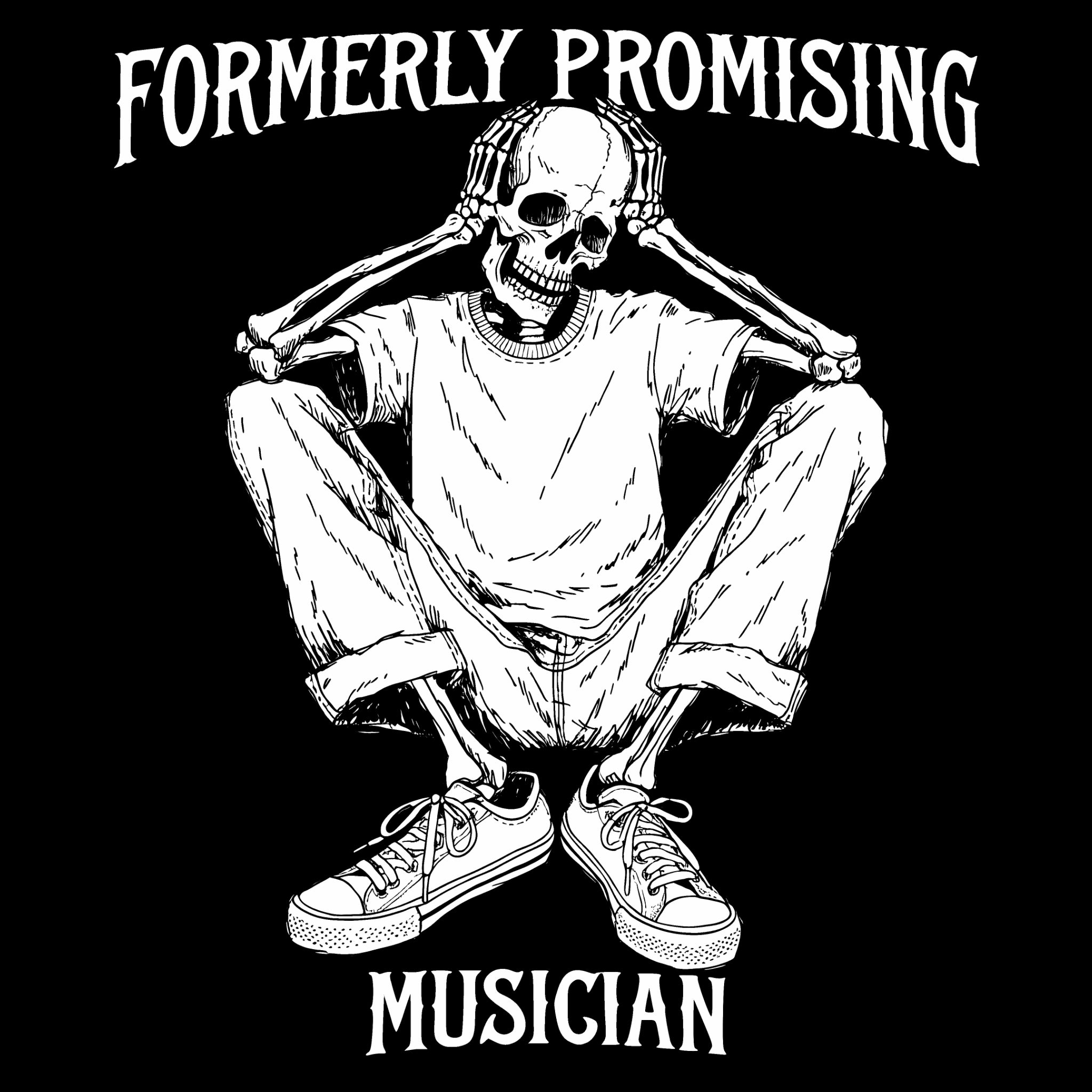 Former Musician Tee Black Design