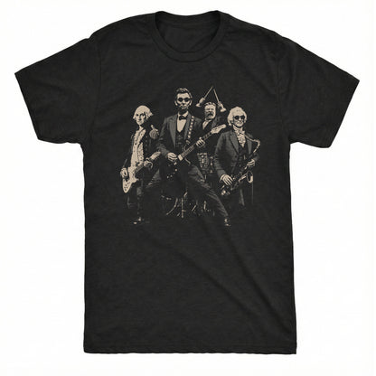 Founding Fathers Tee Black Mockup