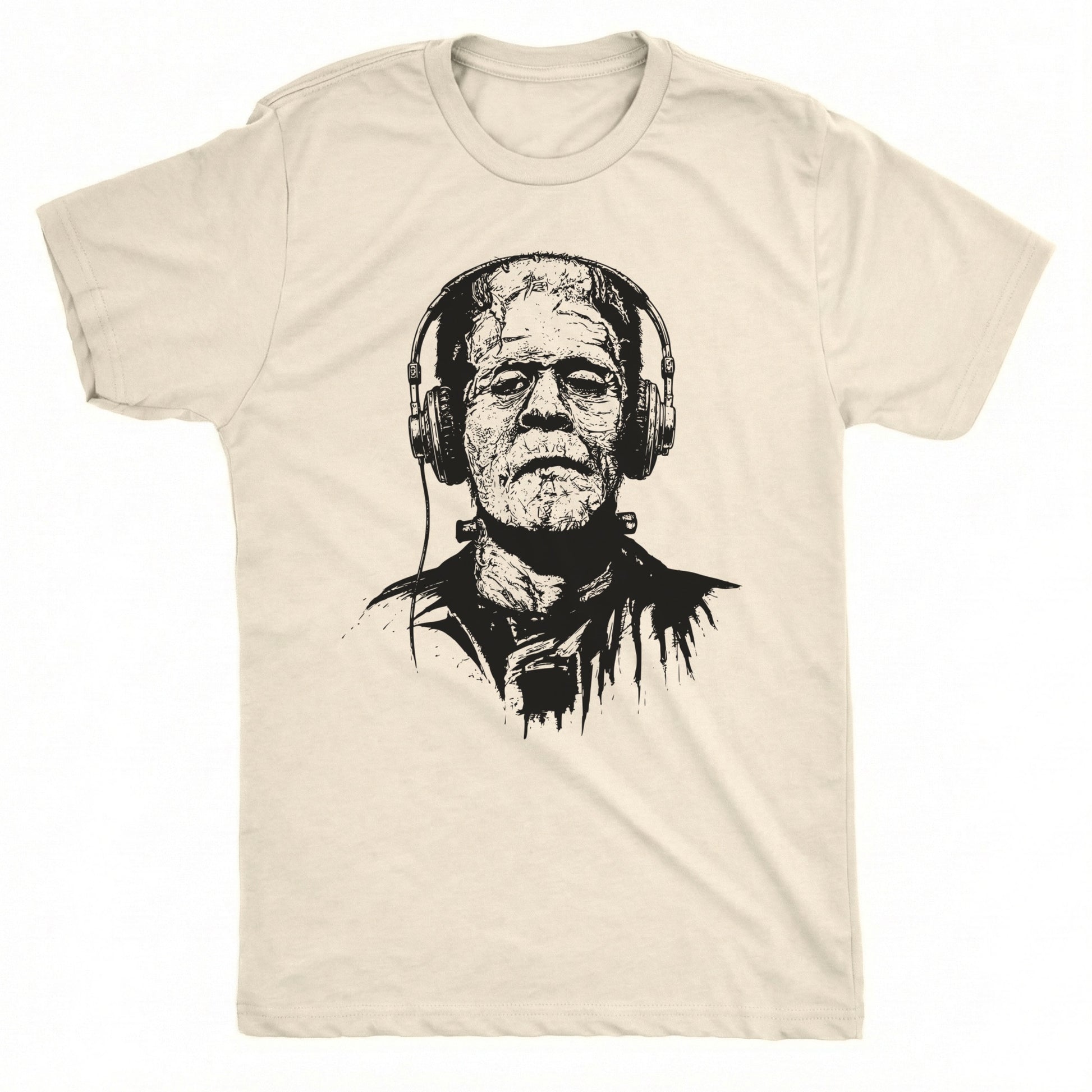 Frankenstein Tee Natural Mockup