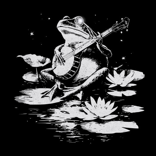 Frog Jam Tee Design Black