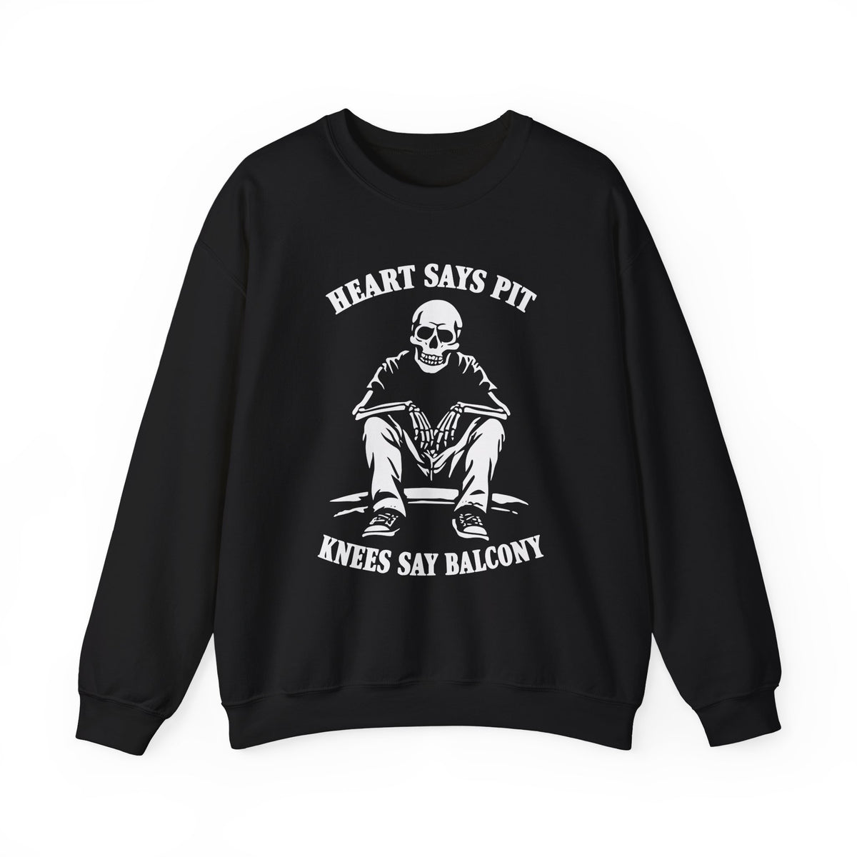 Heart Says Pit Sweatshirt