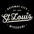 Gateway City Tee Black Design