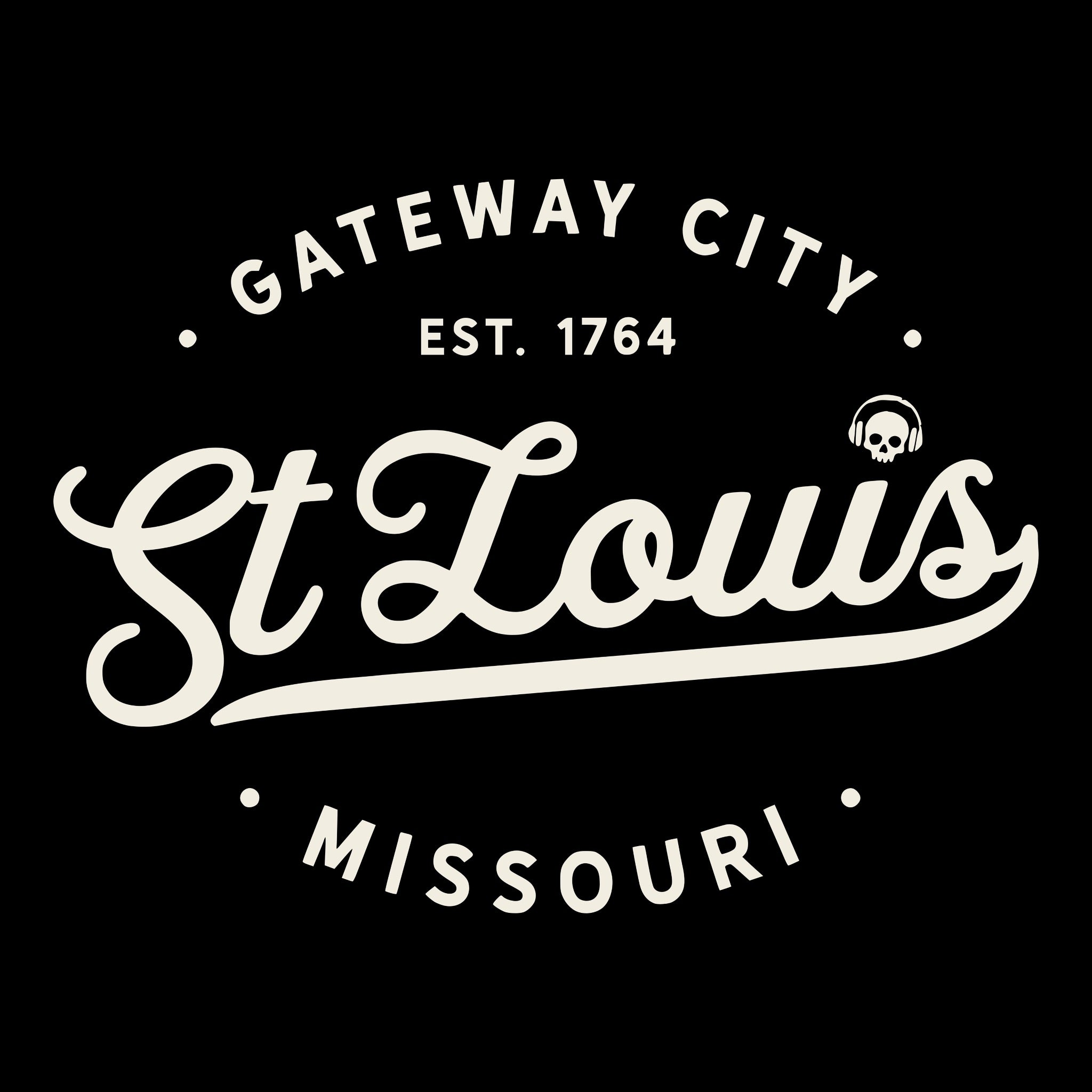 Gateway City Tee Black Design