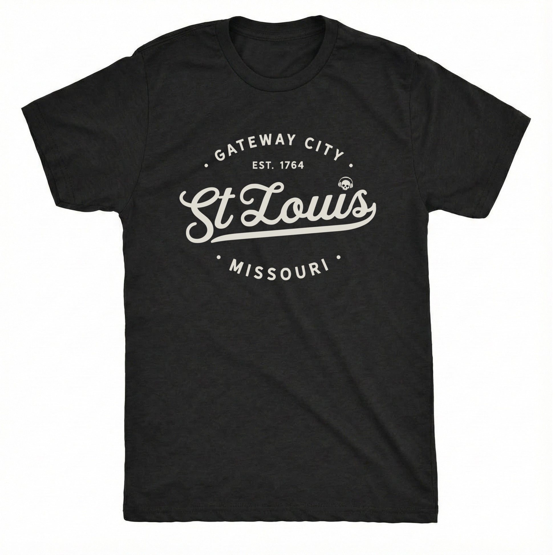 Gateway City Tee Black Mockup