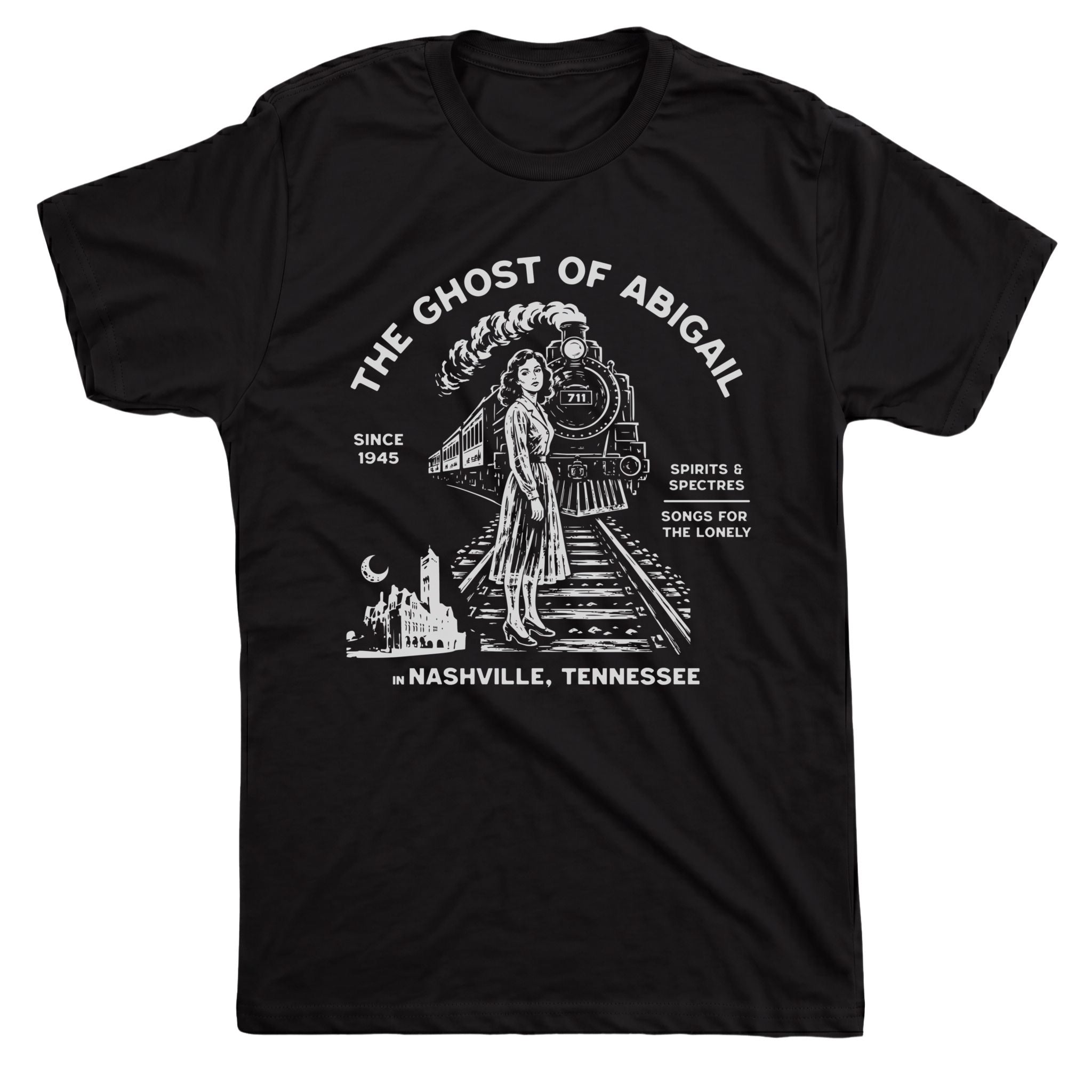 Ghost Abigail Tee Black Mockup