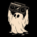Ghost Blaster Tee Black Design