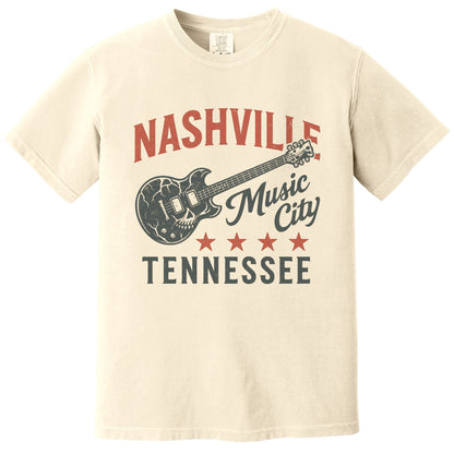 Ghost Guitar Tee | Comfort Colors® 1717 Ivory