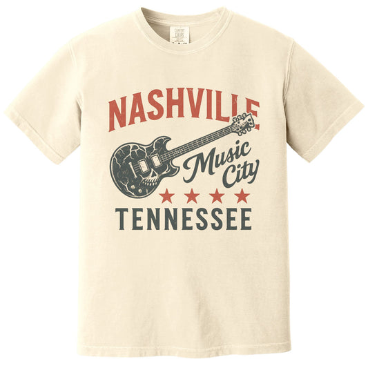 Ghost Guitar Tee | Comfort Colors® 1717 Ivory