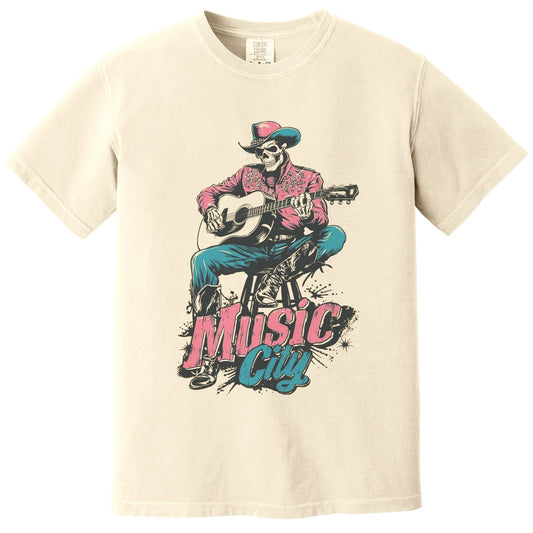 Glam Cowboy Tee | Comfort Colors® 1717 Ivory