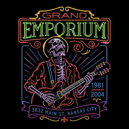 Grand Emporium Tee Design Black
