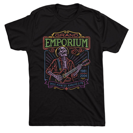 Grande Emporium Tee Black Mockup