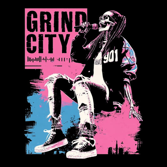 Grind City Rapper Tee Design