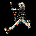 Guitar Splay Tee Black Design