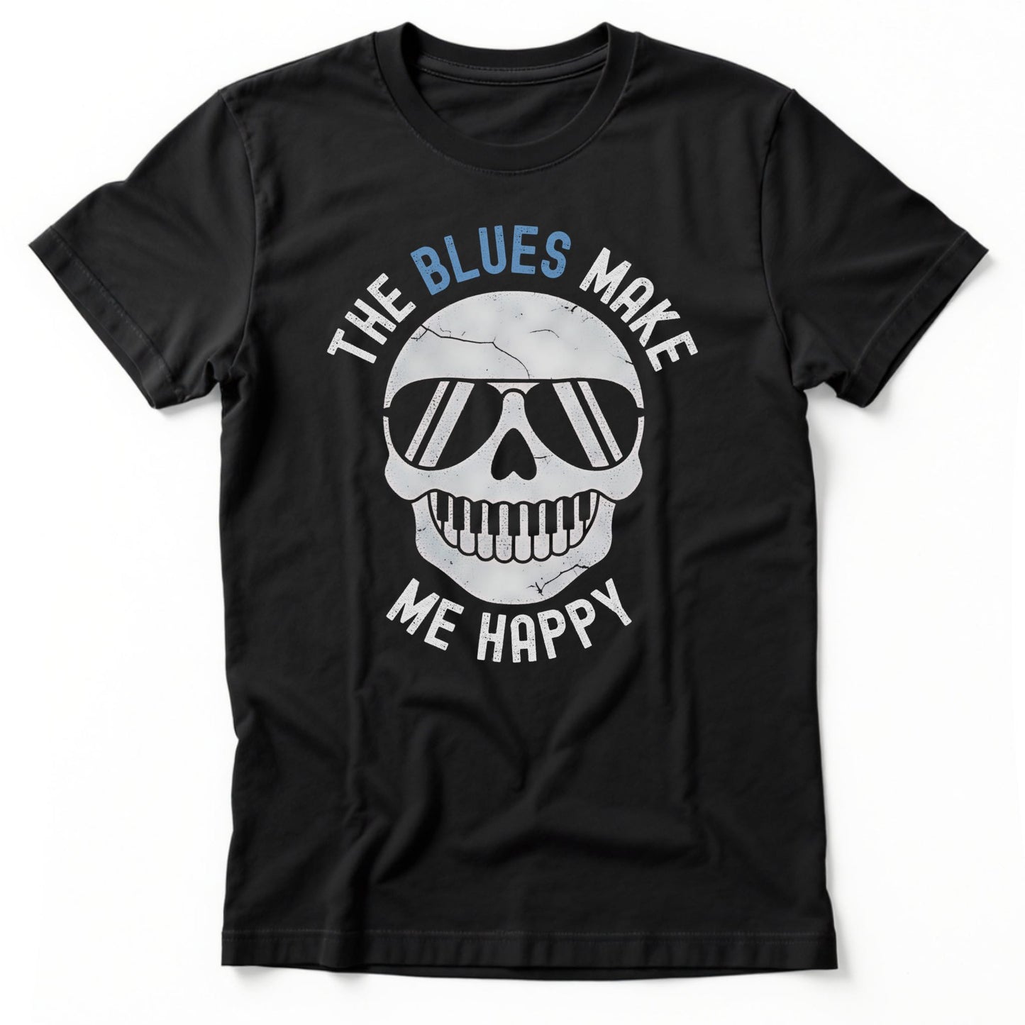 Happy Blues Tee | Comfort Colors® 1717 Black