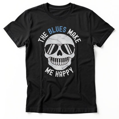 Happy Blues Tee | Comfort Colors® 1717 Black