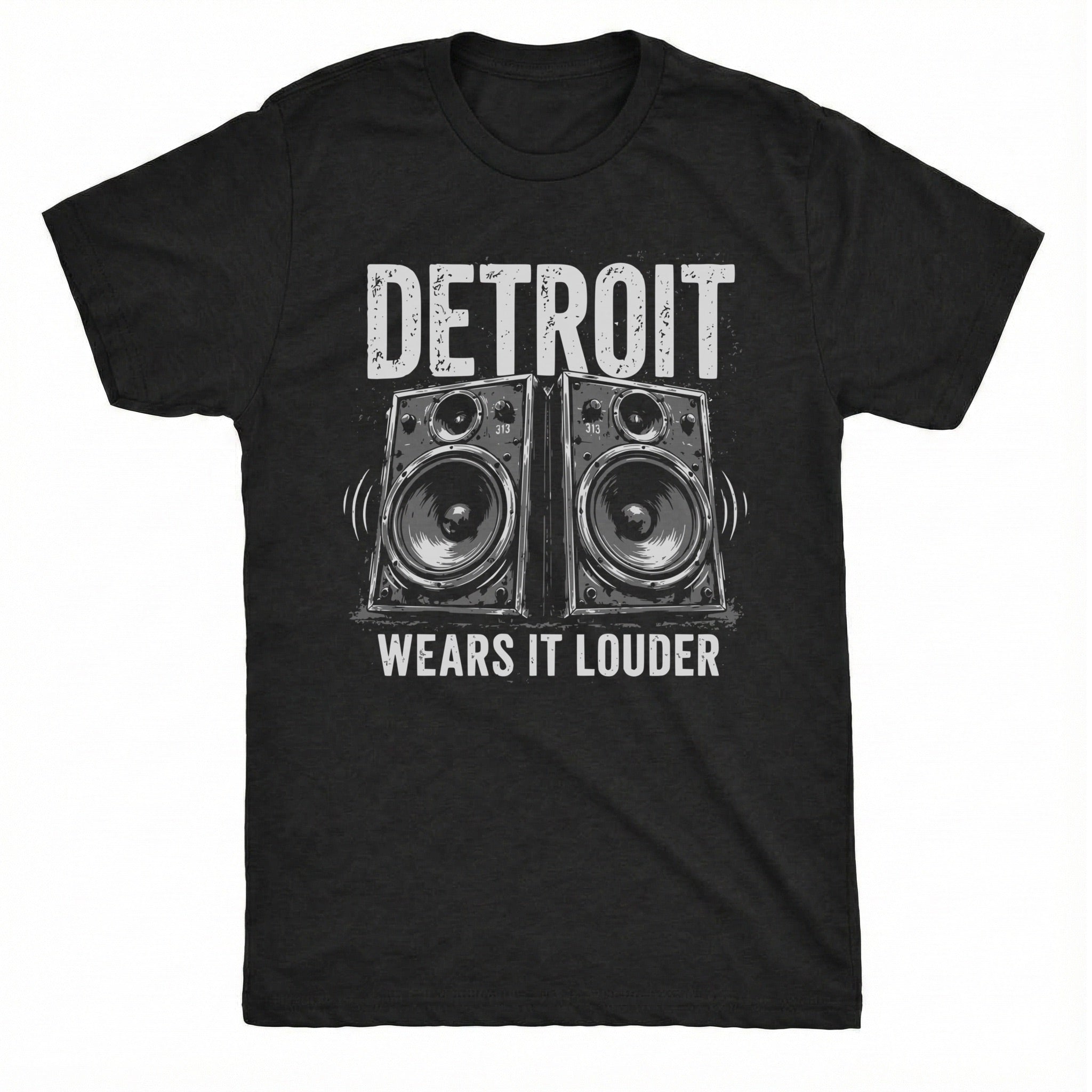 Harder Shirts Tee Black Mockup