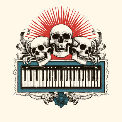 Haunted Keys T-Shirt Design