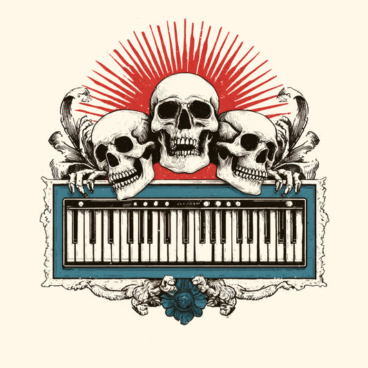 Haunted Keys T-Shirt Design