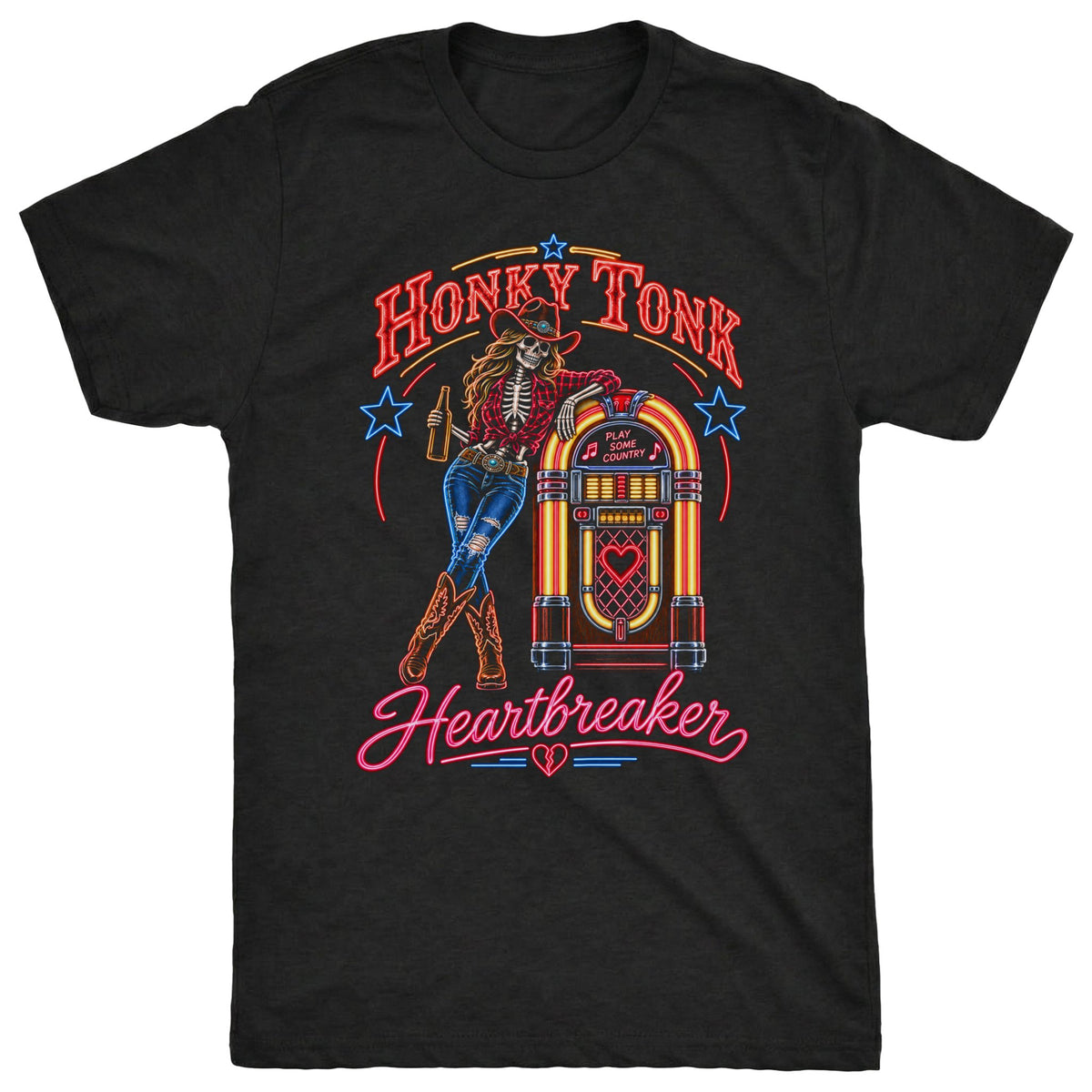 Heartbreaker Tee Black Mockup