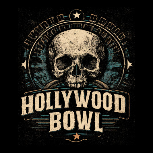 Hollywood Bowl T-Shirt Design