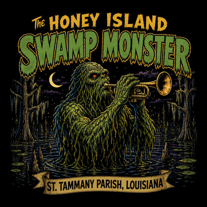 Honey Island Tee Black Design