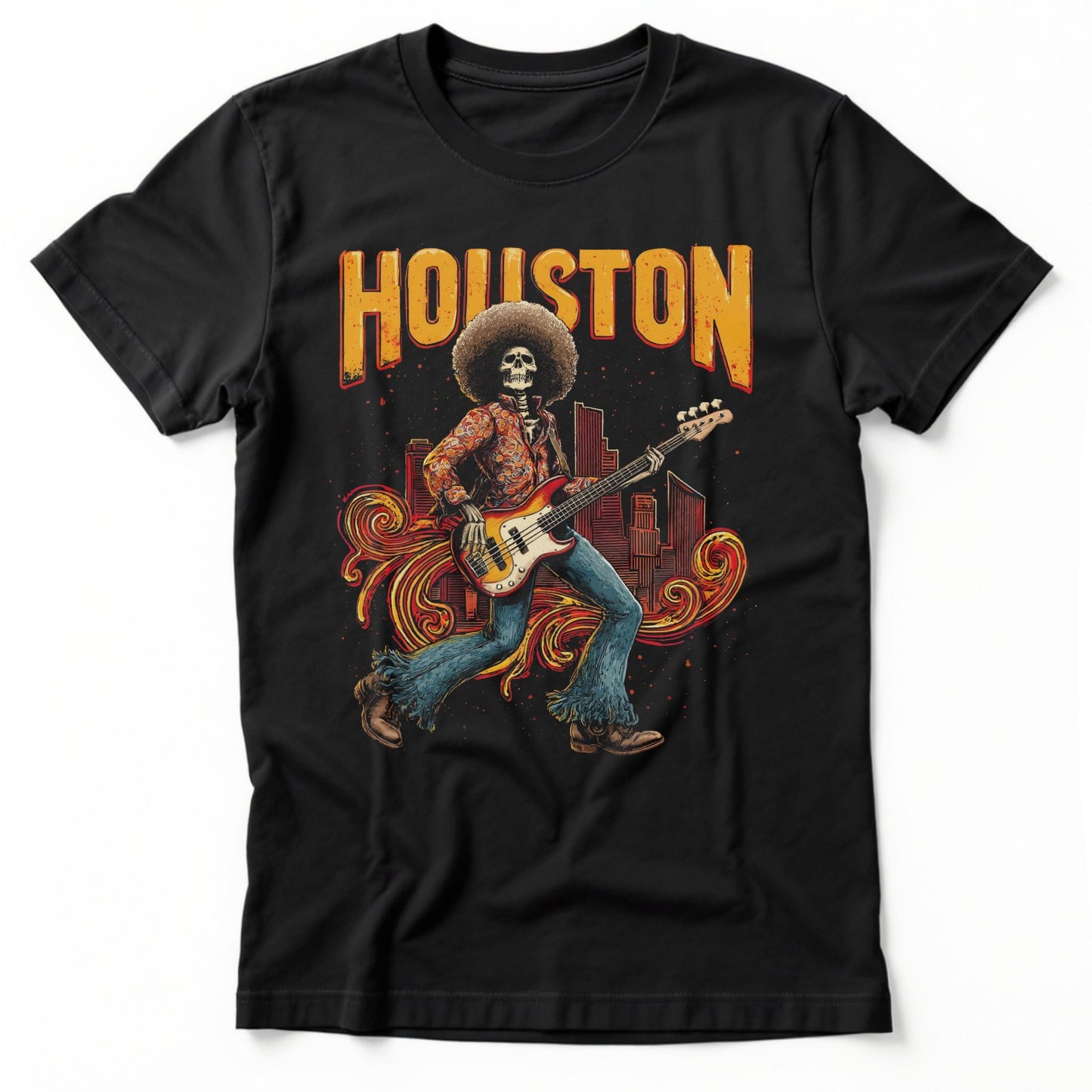 Houston Bassist T-Shirt | Classic Tee Black