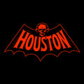 Houston Bat Tee Black Design