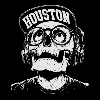 Houston Brim Tee Black Design