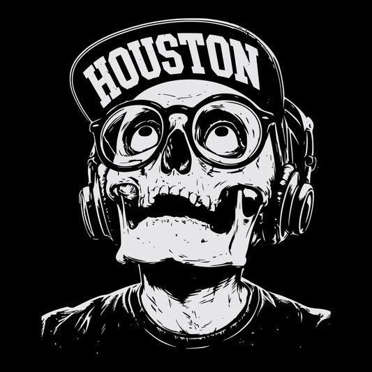 Houston Brim Tee Black Design