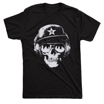 Houston Smile Tee Black Mockup