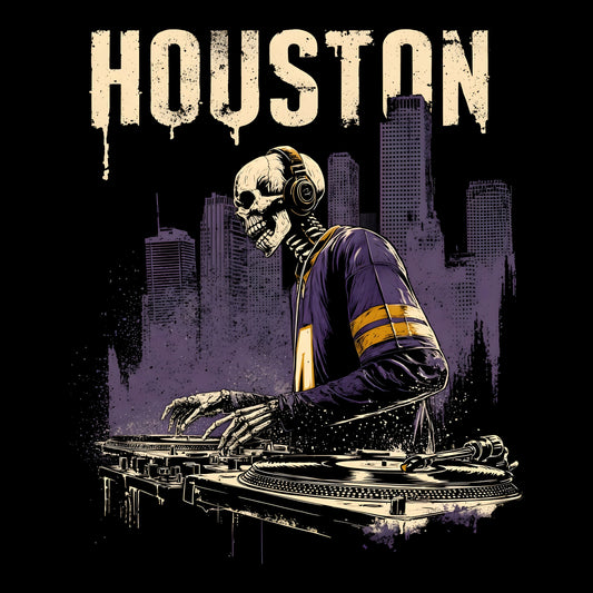Houston DJ T-Shirt Design
